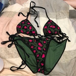 🎉PRICE DROP🎉 Victoria Secret Pink Leopard Bikini
